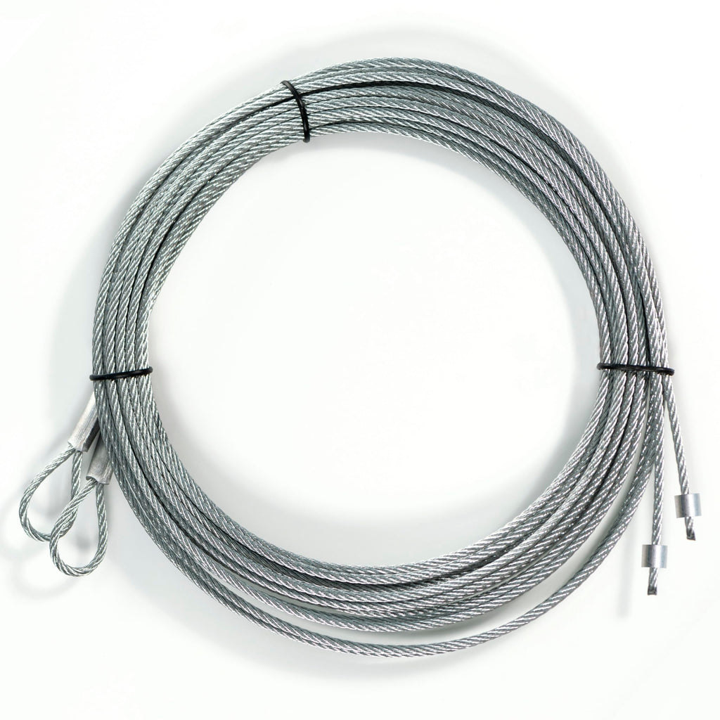 [Australia - AusPower] - Pair Garage Door Cable Torsion Spring Wire 13.5 FT, Replacement Cable Wire, Garage Door Replacement Parts 