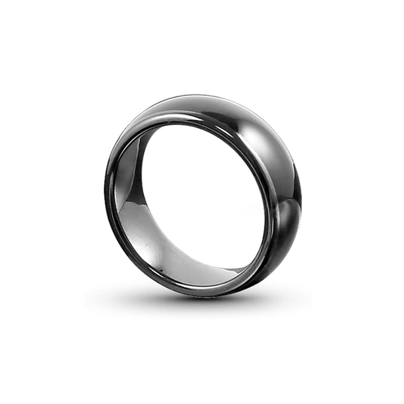 [Australia - AusPower] - T5577 chip RFID Black Ceramics Smart Finger rewrite Ring ID Wear for Men or Women (T5577 125KHZ-10#) T5577 125KHZ-10# 