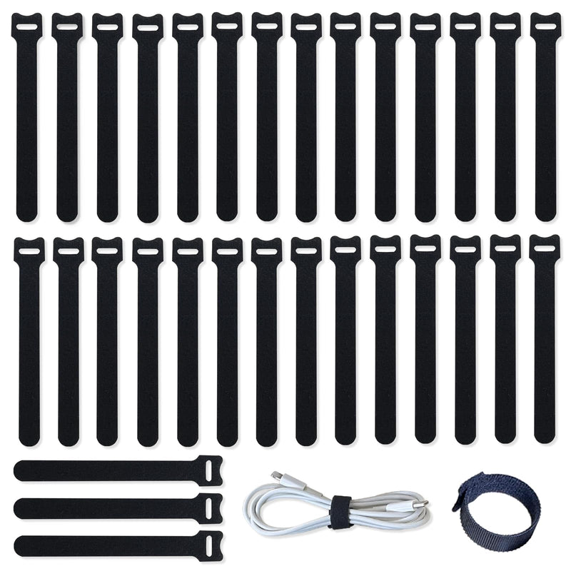 [Australia - AusPower] - 200pcs 4 Inch Cable Ties Reusable Cable Straps Multi-Purpose Tie Wraps Cord & Cable Organizer Used for Headphones, Phones, Home, Office and Data Centers Inch 200pcs 