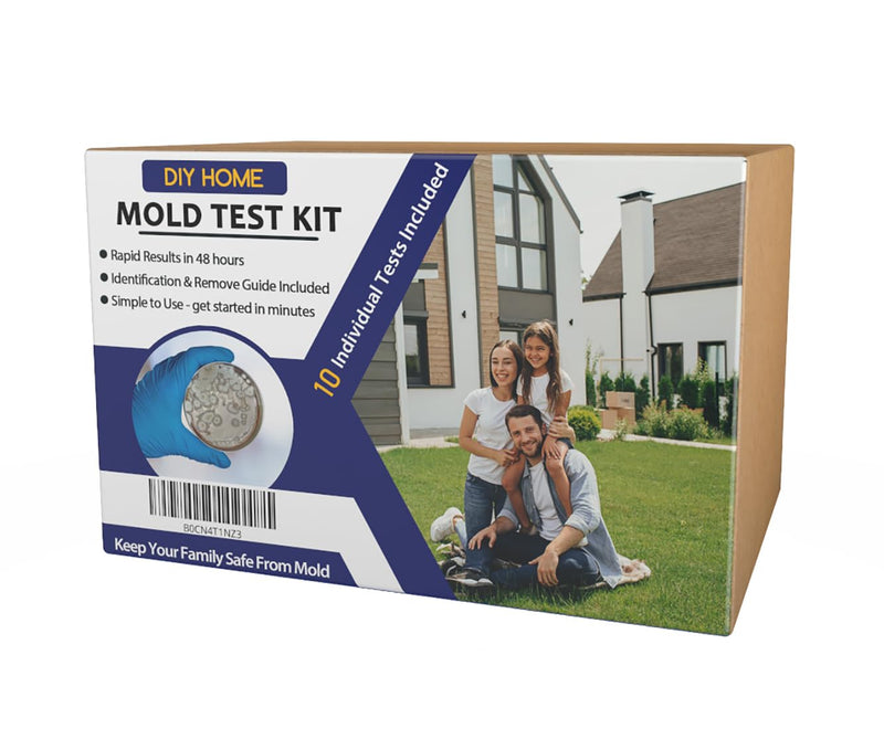 [Australia - AusPower] - Mold Testing Kit with 10 Individual Tests - DIY Mold Test Kit for Home - Includes Detailed Mold Identification Guide - Fast and Reliable Mold Detector for Home 