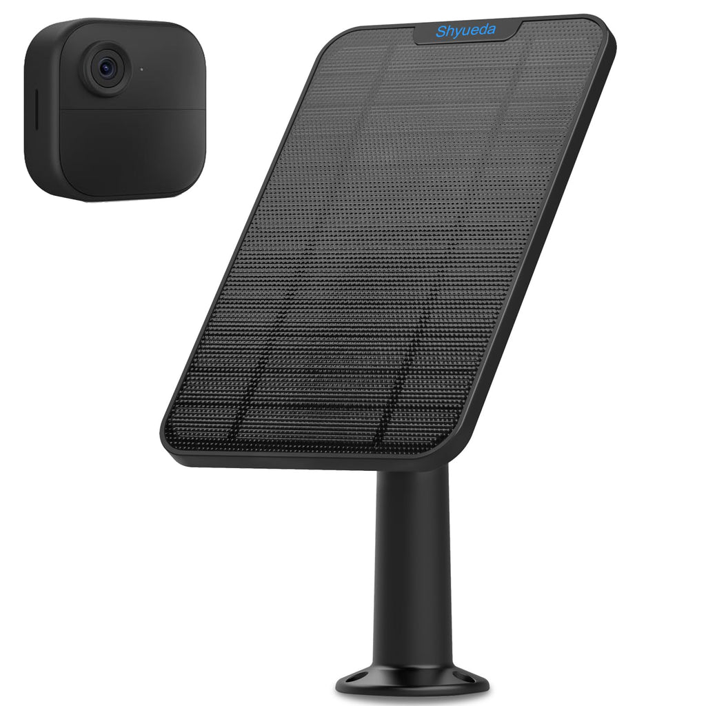 [Australia - AusPower] - 4W Solar Panel Charging Compatible with All-New Blink Outdoor 4 (4th Gen) Only, with 13.1ft Waterproof Charging Cable, IP65 Weatherproof,Includes Secure Wall Mount (1) 1 