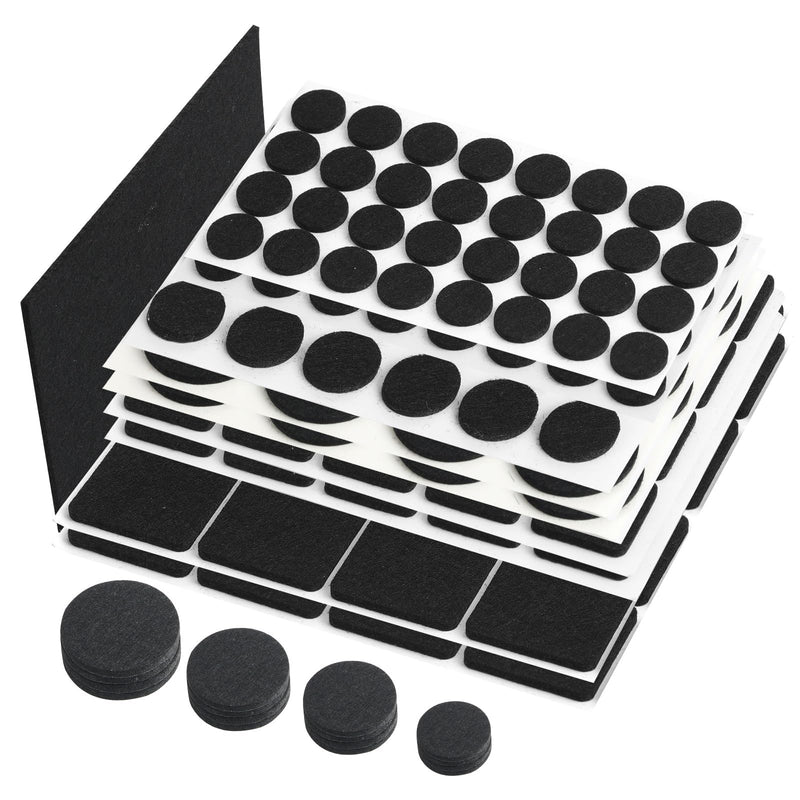 [Australia - AusPower] - MaHonestFelt Felt Furniture Pads 123 PCS Premium Furniture Pads - Felt Pads Furniture Feet Best Wood Floor Protectors - Protect Your Hardwood & Laminate Flooring 