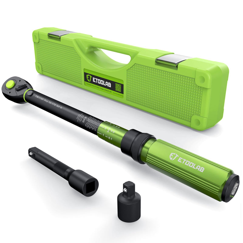 [Australia - AusPower] - 1/2 Drive Click Torque Wrench Dual-Range?10-170.0ft.lb/10-227Nm?±3% Precision Torque Wrench 1/2 Drive, 72 Tooth Dual-Direction Adjustable Torque Wrench for Bicycle, Moto, Car Maintenance 3 Pcs 1/2 Inch (10-170 ft.-lb.) 3 Pcs 