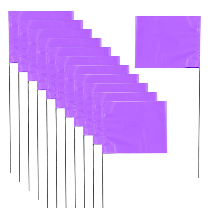 [Australia - AusPower] - Marking 30 Pack Flags Yard Flags 12 x 2.5 x 3.5 Inch Marker Flags for Lawn Yard Flags Landscape Flgs Survey Flags, Sprinkler Flags, Irrigation Flags?purple) 
