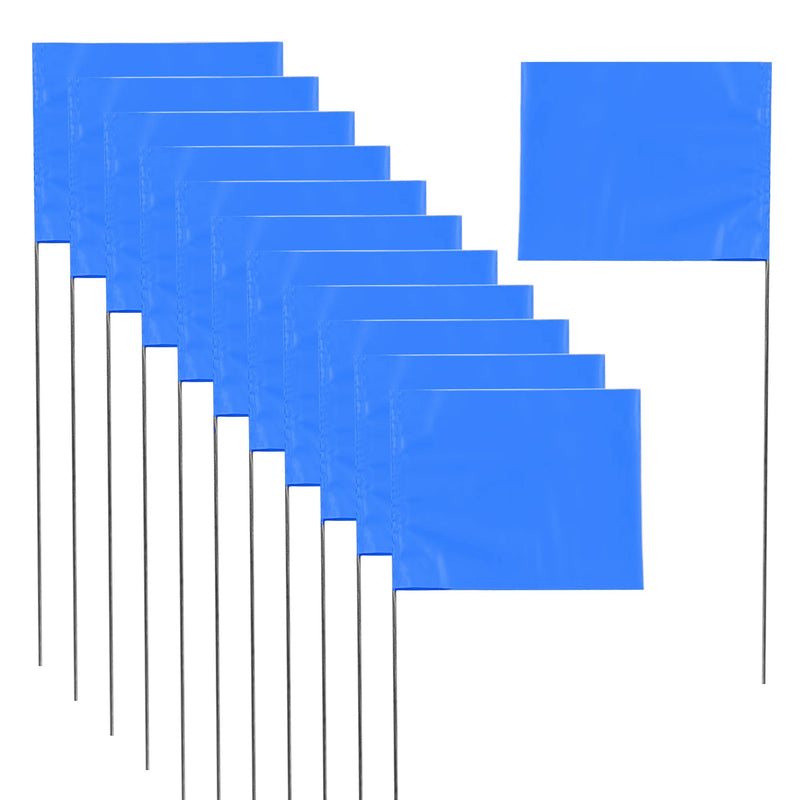 [Australia - AusPower] - Marking 50 Pack Flags Yard Flags 12 x 2.5 x 3.5 Inch Marker Flags for Lawn Yard Flags Landscape Flgs Survey Flags, Sprinkler Flags, Irrigation Flags?blue) 