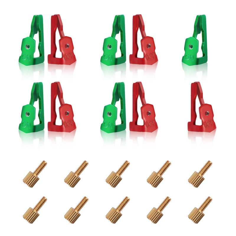 [Australia - AusPower] - Litorange Time Switch Replacement Trippers Kit (5 ON /5 Off /10 Screws) for Intermatic 156T1978A, T100 Series Timers, Pool Timer On Off Clips, Clock Dial Timers Trippers 10PCS 