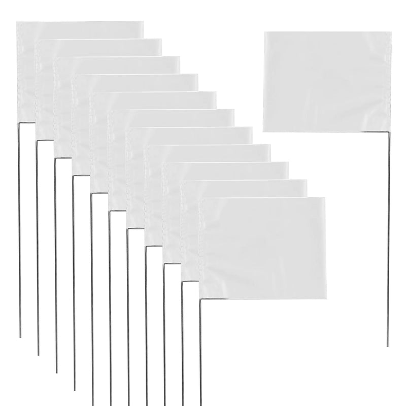 [Australia - AusPower] - Marking 30 Pack Flags Yard Flags 12 x 2.5 x 3.5 Inch Marker Flags for Lawn Yard Flags Landscape Flgs Survey Flags, Sprinkler Flags, Irrigation Flags?white) 