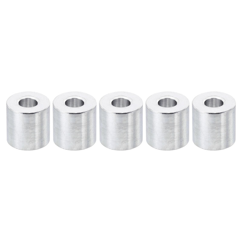 [Australia - AusPower] - PATIKIL M8 Aluminum Spacers, 5Pcs Metal Spacer Aluminum 8.5mm ID x 20mm OD x 20mm L Aluminum Spacer Screw Standoff Round for 5/16" or M8 Screw Bolts 