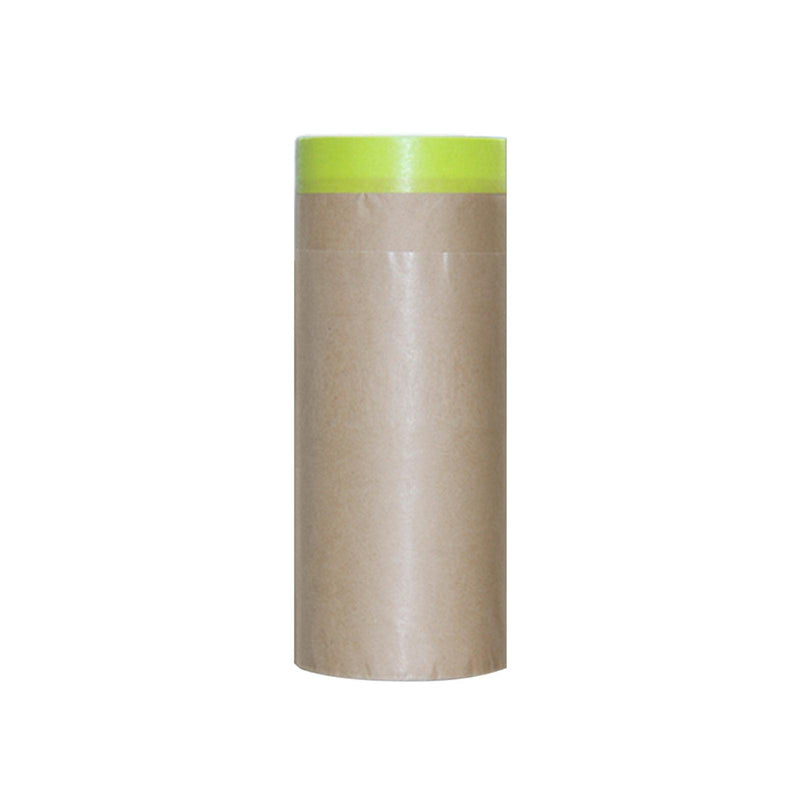 [Australia - AusPower] - QWLWBU Masking Paper for Painting,Tape and Drape Painters Paper,Automotive Paint Paper Roll with Tape,6/12/18 x 50 feet 3 Assorted Paint Masking Paper for Car and Auto Body 50 feet x11.81inch Khaki 