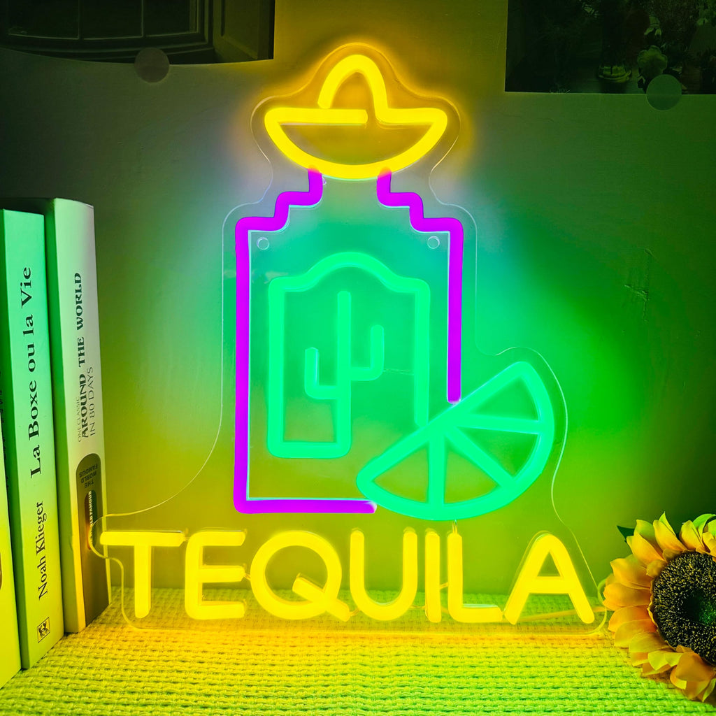 [Australia - AusPower] - Artlast Tequila Neon Sign LED Neon lights for Wall Decor Tequila Signs for Home Bar Beer Bar Restaurant Man Cave Club Tequila Gift 