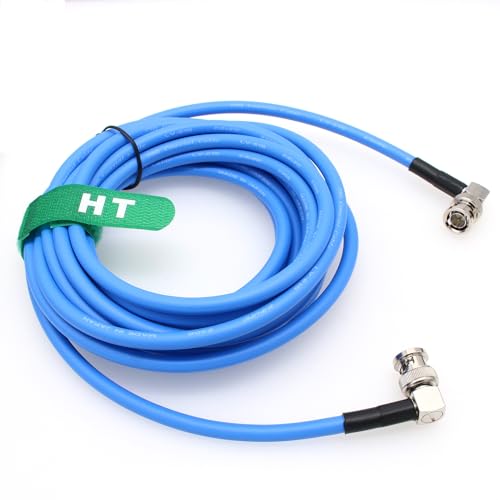 12G 4K Raw SDI Coaxial Video Cable BNC to BNC Canare LV-61S 75 ohm for Sony ARRI Camera Monitor Flexible Shielded 1.5M Blue