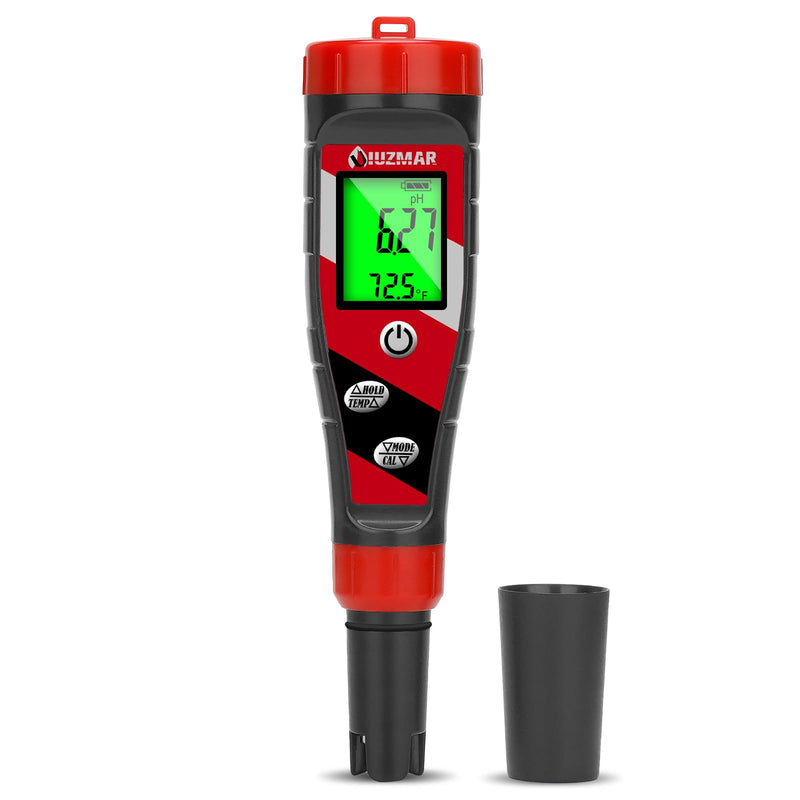 [Australia - AusPower] - Digital pH Meter pH TDS EC Meter for Hydroponic Nutrient Solution pH and EC Meter with LCD Display TDS Water Tester pH PPM Meter for DWC Setup Aeroponic Growing Tent Indoor Plant Grow 