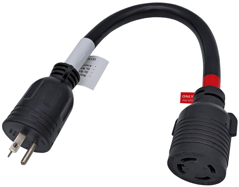 [Australia - AusPower] - Fullsky FC-62L43 Male NEMA 6-20P to Female NEMA L14-30R Locking Socket Adapter 