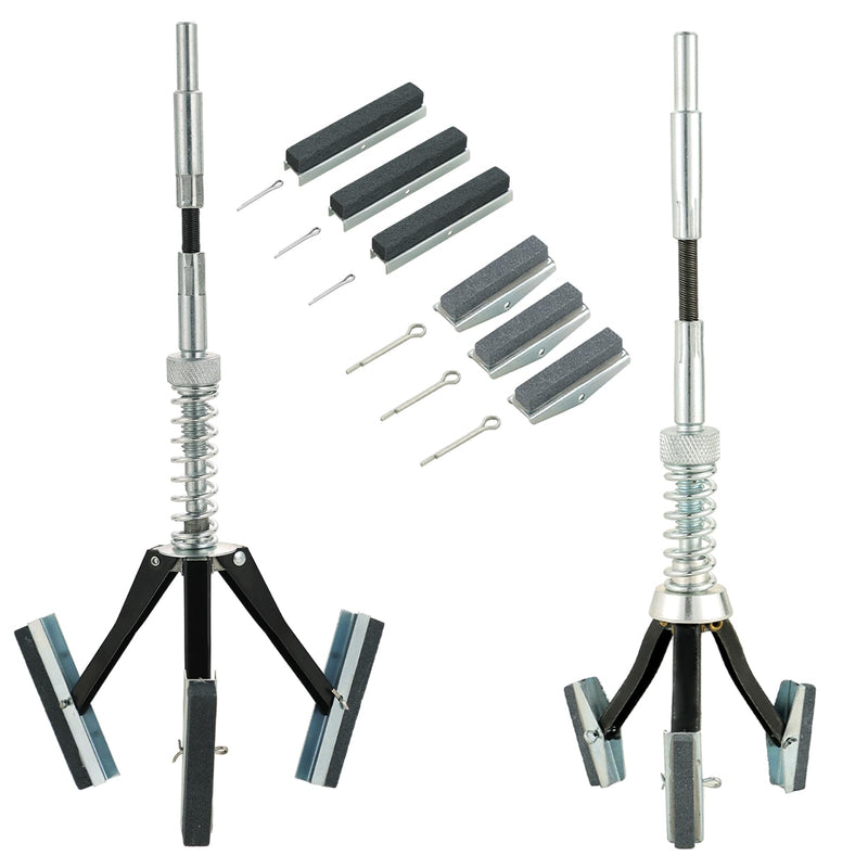 [Australia - AusPower] - DASBET 2PCS Engine Brake Cylinder Hone | Engine Cylinder Hone Tool Adjustable Deglazer 1" to 2-3/4" and 1-1/4" to 3-1/2" Diameter with Extra 6-Piece Stones 220 Grit 1-1/8" and 2" 