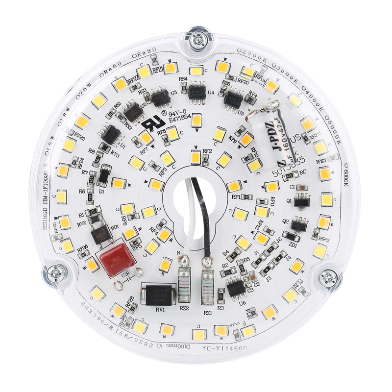 [Australia - AusPower] - ULIKELED 4â€œ 18W Color Changeable Ceiling Fan LED Light Replacement, 3000K/4000K/5000K Selectable Ceiling Fan LED Light Kit, Dimmable LED Retrofit Kit for Flush Mount Ceiling Lights 