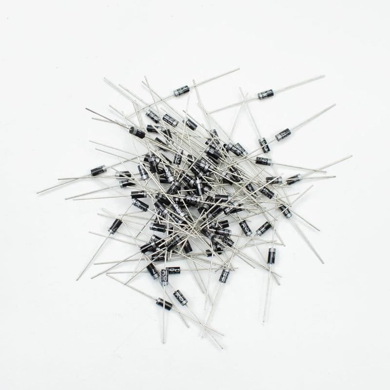 100pcs 1N4007 Rectifier Diodes Universal Silicon Rectifier, 1A, 1000V Silicon Rectifier Diodes