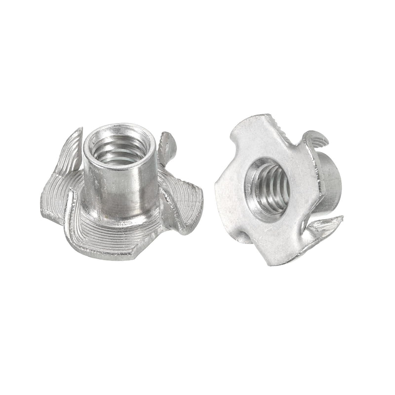 [Australia - AusPower] - uxcell 5/16"-18 T-nut 25pcs 304 Stainless Steel 4 Pronged Tee Nuts for Furniture Woodwork Cabinetry Threaded Insertion 
