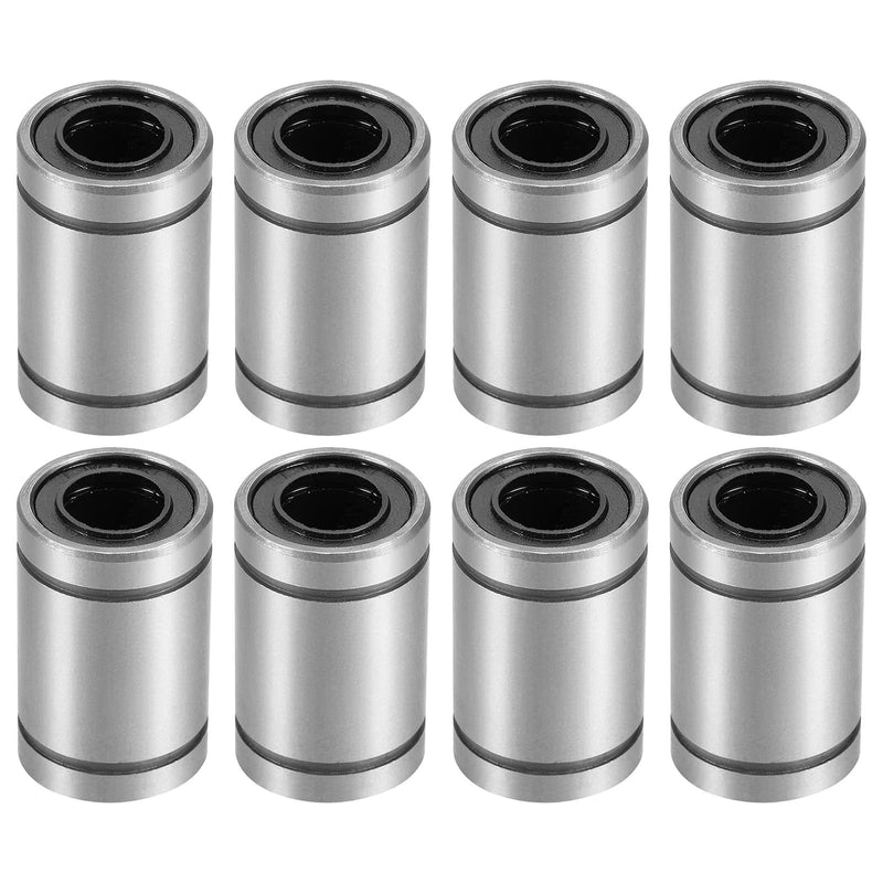 [Australia - AusPower] - uxcell 8pcs LM8UU Linear Ball Bearings, 8mm Bore 15mm OD 24mm Long Linear Bearing for CNC, 3D Printer 8mm x 15mm x 24mm 8 