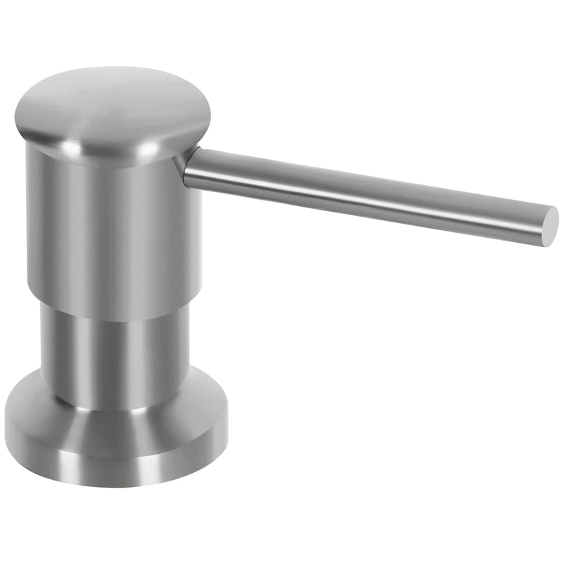 [Australia - AusPower] - TNDIRUL Brushed Nickel Soap Dispenser for Kitchen Sink Counter Dispenser 17 OZ Bottle Built in Refill from The Top 