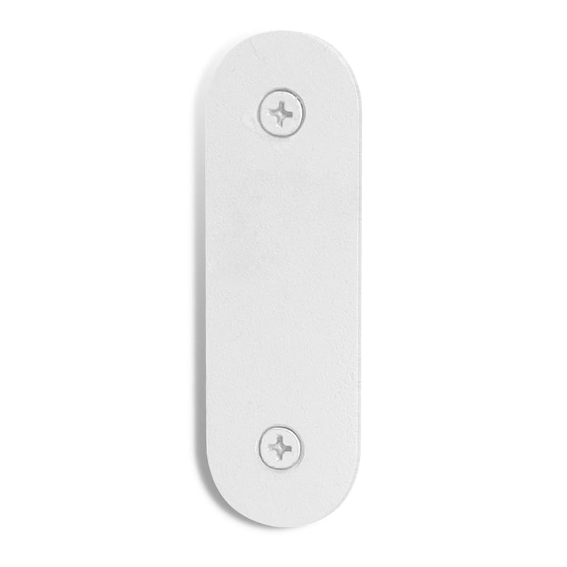 [Australia - AusPower] - Doorbell Blanking Plate Cover, Metal Doorbell Button Location Cover Plate, Doorbell Chime Cover, Door Bell Cover for Wall Inside, Cover the Hole From Your Old Doorbell Button (White) Pack of 1 White 