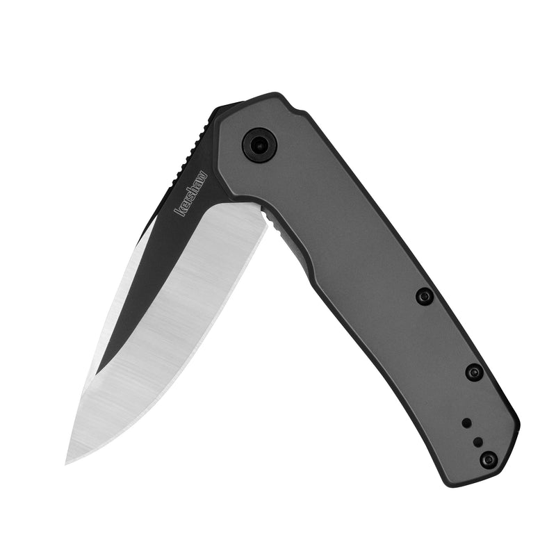 [Australia - AusPower] - Kershaw Thermal Folding Pocket Knife, 2.95 in Gray PVD Finish Blade, Assisted Opening, Pocketclip, Every Day Carry 
