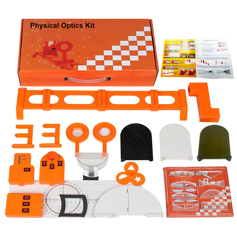 [Australia - AusPower] - Physics Optics Experiment Set Refraction and Reflection of Light,Convex Lens and Small Hole Imaging Experiment, Three Primary Colors of Light School Optics Learning Educational Science Kits 