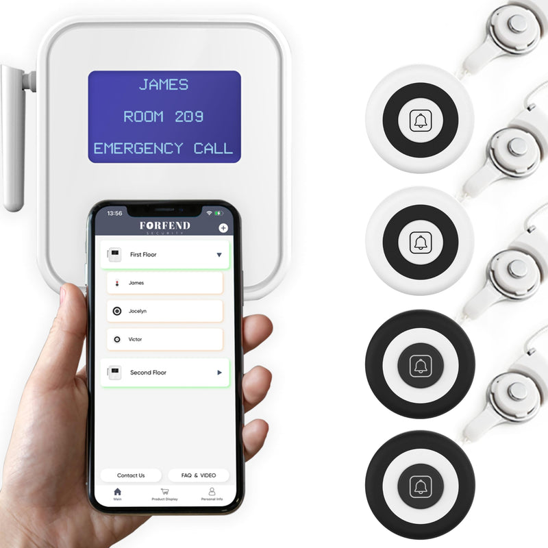 [Australia - AusPower] - FORFEND Caregiver Pager Black 