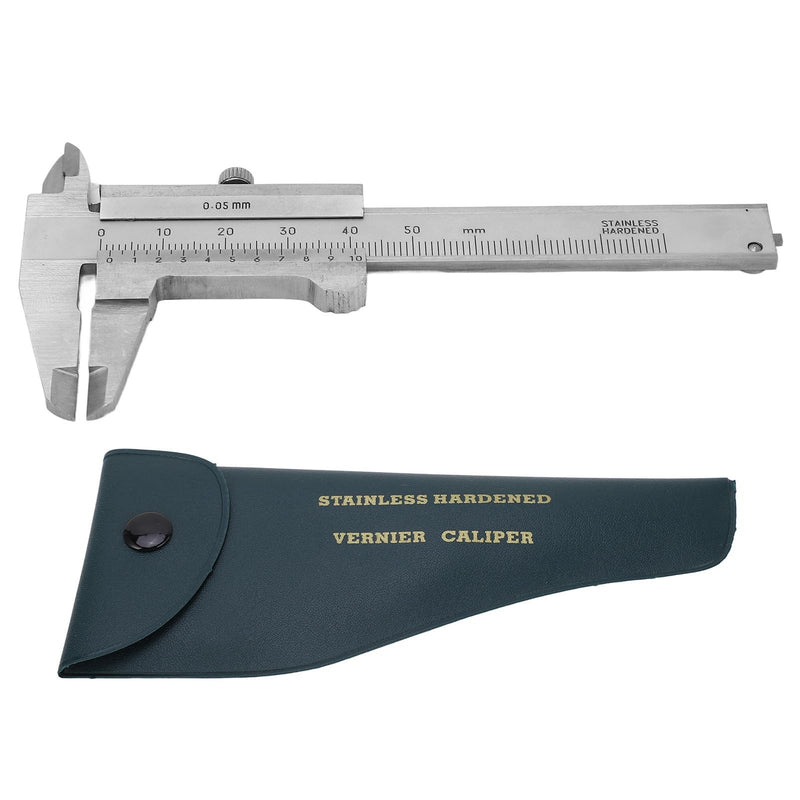 [Australia - AusPower] - Vernier Caliper, Stainless Steel High Accuracy Small Portable Measuring Tool 0‑50mm for Jewelry Coins, High Precision Caliper, Durable Slide Caliper Measuring Tool 