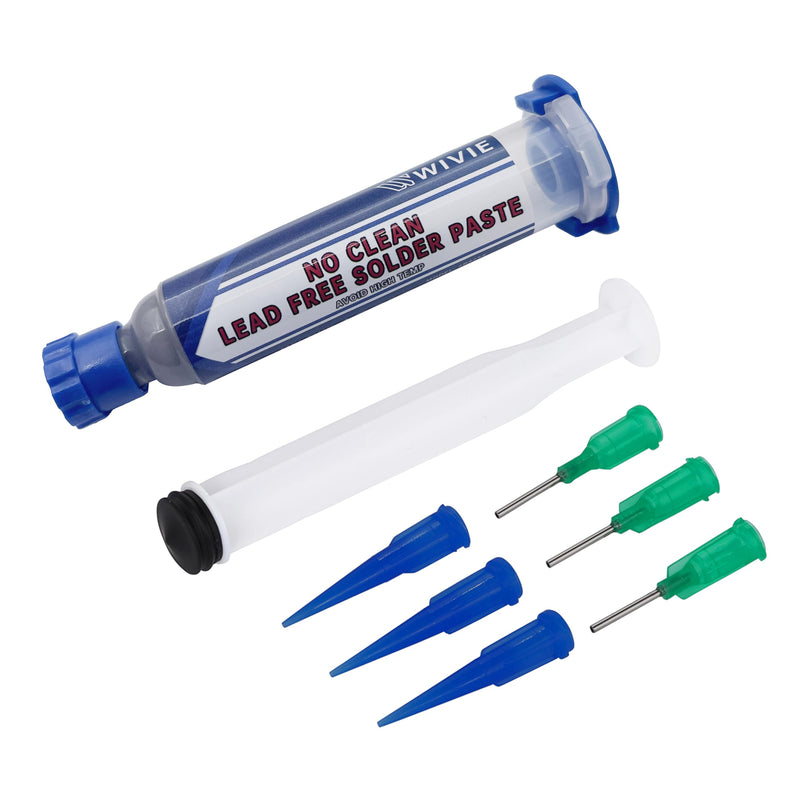 Sn42/Bi58 T4 Lead-Free Soldering Paste, No Cleaning Required, Melting Point 138°C, Supplied by WIVIE (40g) 40g