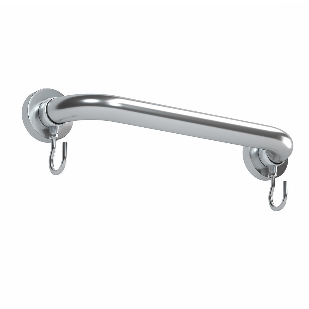 [Australia - AusPower] - Aglaiprty Shower Grab Bar with Hook, Heavy Duty Wall Mounted 12 Inch Bathroom Grab Bar, Multi-Functional Stainless Steel Hand Handle for Seniors (12 Inch) 