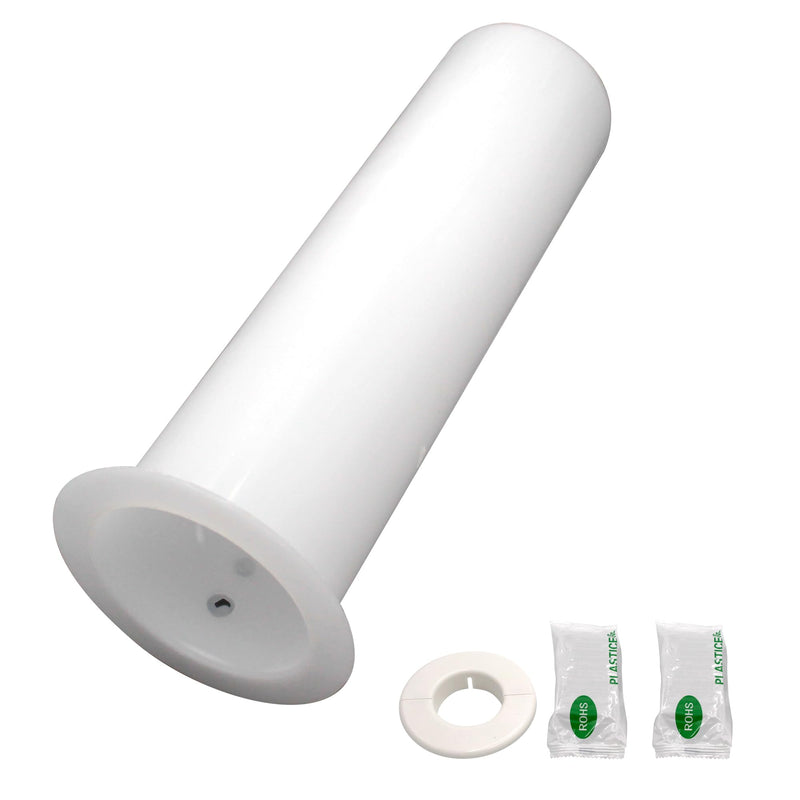 [Australia - AusPower] - TAUROX Mini Split Cover Wall Sleeve for Air Conditioning Line Set Covers for Outside Units AC Sleeve Through The Wall Pipe Accessories (8.66 inches Length) 8.66 inches Length 