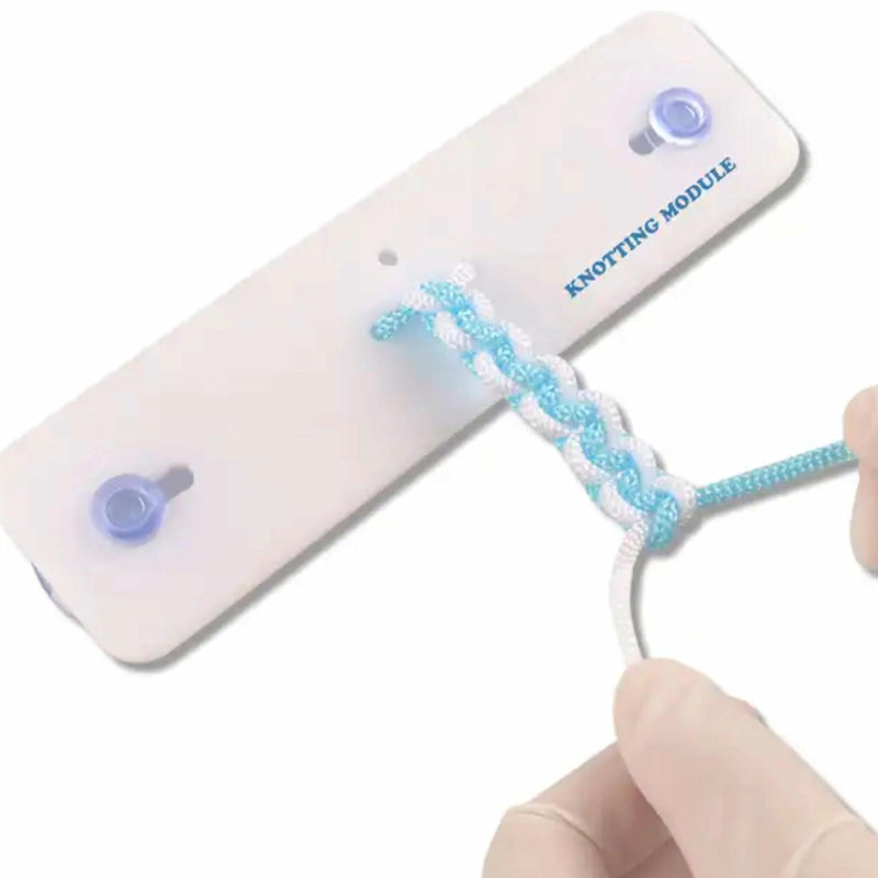 [Australia - AusPower] - Knot Tying Kit – Knot Trainner Instrument Tool to Practice Knots, Suture Board Simulator for Pracice, Gift for Medical & Nursing Students for Knotting Tie Techniques 