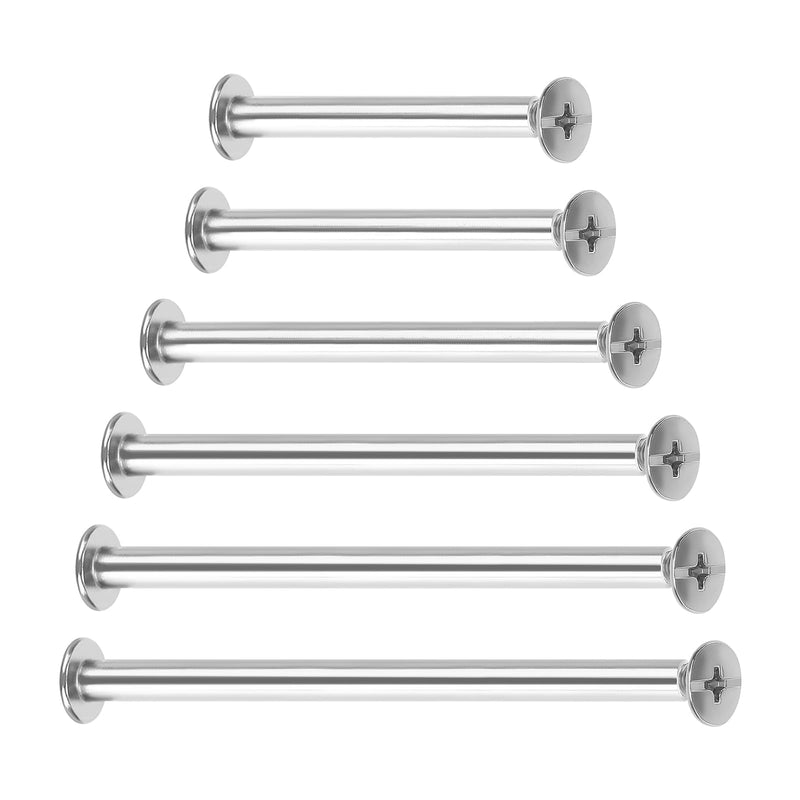 [Australia - AusPower] - Create idea Set of 50 Screw Posts Binding Bolt Screw Post 35mm 40mm 50mm 60mm 65mm 70mm Carbon Steel Fastener for DIY Leather Crafts Clothing Making Objects Connector 