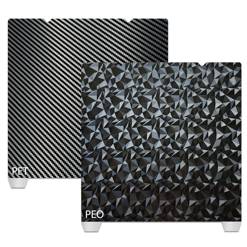 [Australia - AusPower] - 3D Upgraded PEO+PET Sheet 235x235m, Smooth PEO PET Build Plate Spring Steel Print Bed for Creality K1/K1C/Ender 5 S1/Ender 3 S1 Pro/Ender 3 S1/Ender V3 KE/Ender3 V3 SE (without Magnetic Base) PEO+PET(No Magnetic Sticker) 