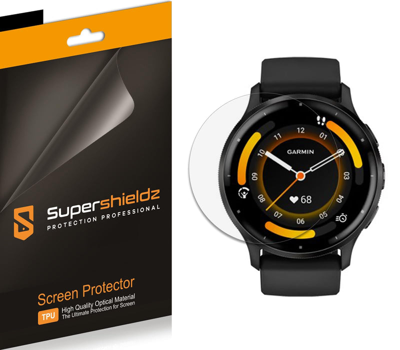 [Australia - AusPower] - Supershieldz (3 Pack) Designed for Garmin Venu 3 Screen Protector, High Definition Clear Shield (TPU) 