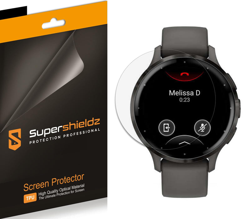 [Australia - AusPower] - Supershieldz (3 Pack) Designed for Garmin Venu 3s Screen Protector, High Definition Clear Shield (TPU) 