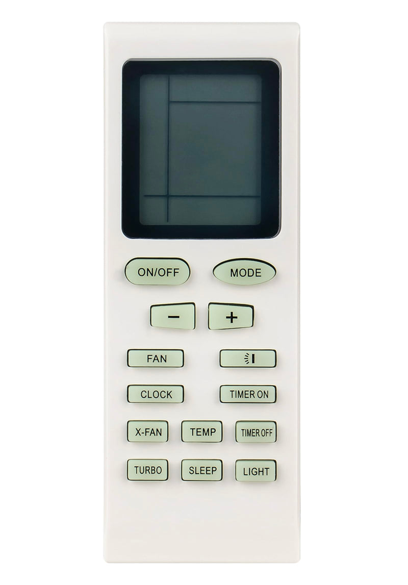 [Australia - AusPower] - YB1FA Replace AC Remote Control Compatible with Inventor/Gree/Carrier/Sinclair Air Conditioner YB1F2 YB1F2F YB1FAF YBOF YB1F2 YBOF1 YBOF2 YBOFB Y502K 