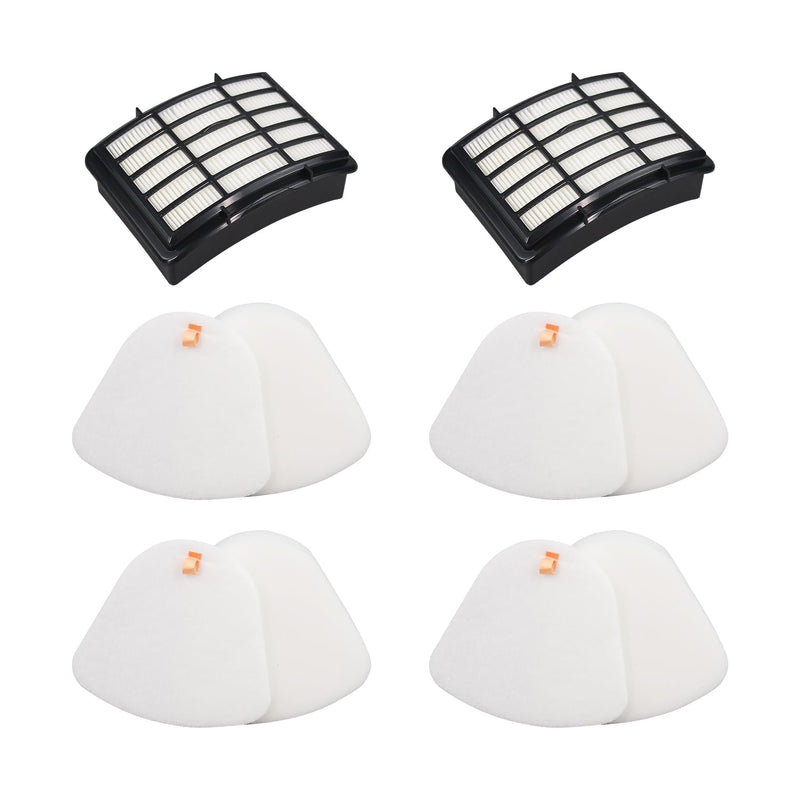 [Australia - AusPower] - Ymimi Replacement Filter Compatible with Shark Navigator Lift-Away XL Multisurface Upright Vacuum,Fits Models CU512,CU530,CU500,CU510,CU520 (2 Hepa filter and 4 foam filter) 
