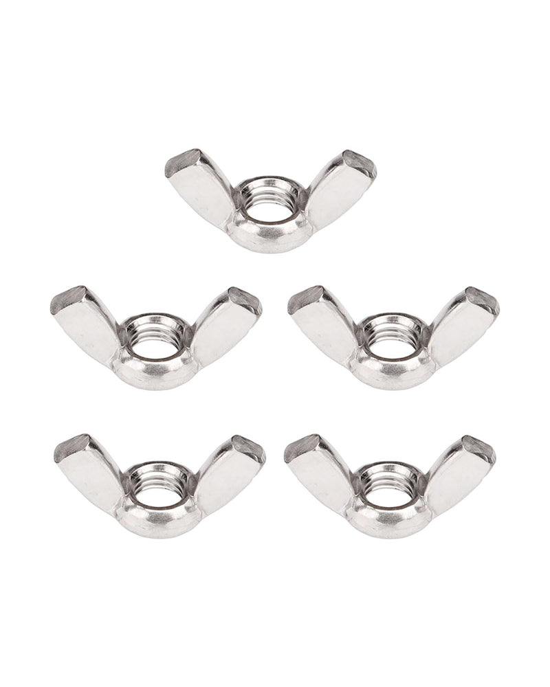 [Australia - AusPower] - M10 Wing Nuts - IMScrews 304 Stainless Steel Wing Nuts - Durable Hardware for Home Maintenance and Professional Engineering Pack of 5 M10 