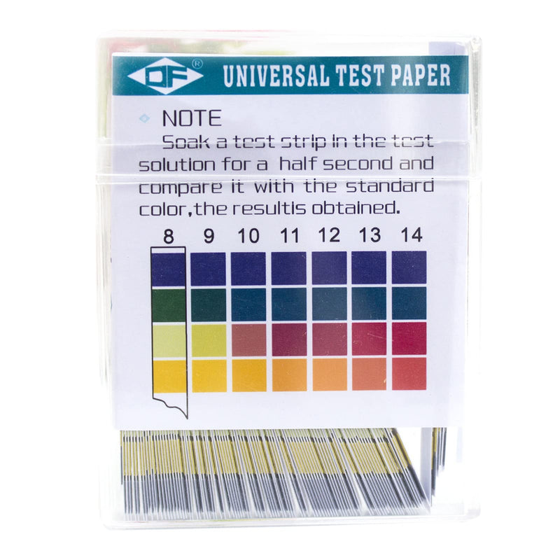 [Australia - AusPower] - 100 Sheets PH Test Paper, 0 to 14 Accurate Fast Measurement Acid Alkali Test Paper Strips for Water, Saliva, Soap, Soil, Diet pH Monitoring 