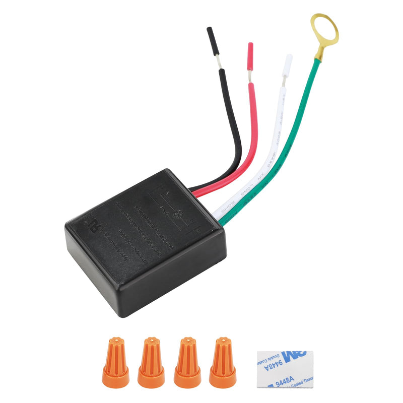 [Australia - AusPower] - Touch Sensor Dimmer Touch Dimmer Switch Touch Lamp Switch Replacement Kit 3 Way Touch Control Modules Touch Switch with Wiring Caps Light Dimmer 