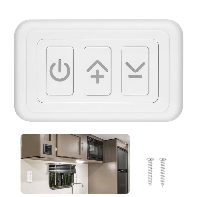 [Australia - AusPower] - RVZONE 12V Dimmer Switch | 12-24 Volt High Side PWM Dimmer RV Light Dimmer for RV Light LED Interior Lights LED Light Fixture, Halogen, Incandescent, Used for RV, Auto, Camper, Trailer Van Truck, Boat 