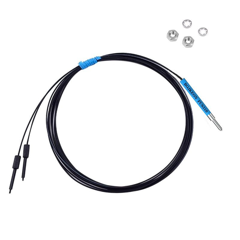 [Australia - AusPower] - FUS310 Fiber Optic Sensor,Diffuse Reflective Digital Fiber Optic,1m Line Length,M3 Sensor Probe 