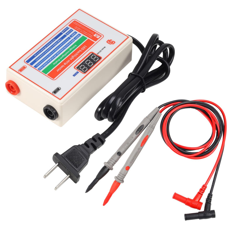 [Australia - AusPower] - UMLIFE LED Light and TV Backlight Tester with Gold Plated Pin and Power Cable 0-300V (0-300V 30mA) Adaptive Voltage LED Strip Lamp Beads Repair Testing Tool Suitable for All LED Light Repairs 