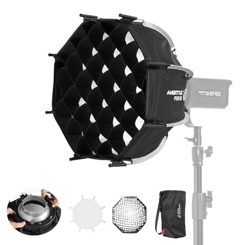 AMBITFUL 11.8"/30cm Mini Softbox Quick Release Soft Box Bowens Mount 11.8inch