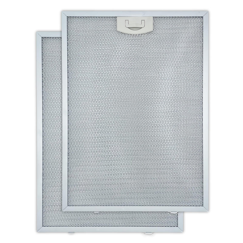 [Australia - AusPower] - Range Hood Filter Replacement for BPPFA30 11.81" x 16.25" Broan Range Hood Filter - Metal Exhaust Fan Stove Hood Vent Filter for Range Hood - Filters the Kitchen Oven Grease From Entering Hood 2-Pack 