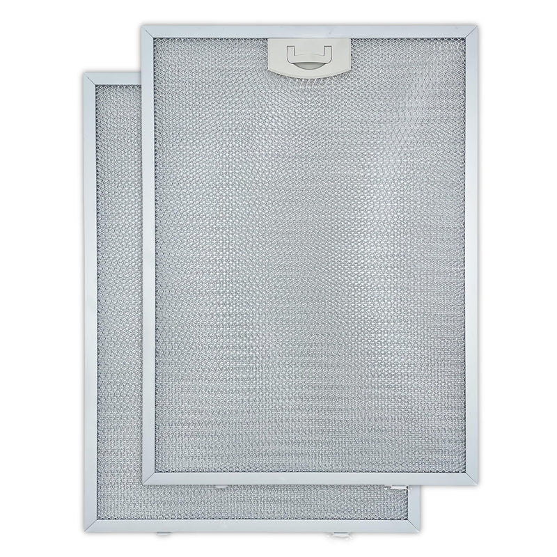 [Australia - AusPower] - Range Hood Filter Replacement for BPPFA30 11.81" x 16.25" Broan Range Hood Filter - Metal Exhaust Fan Stove Hood Vent Filter for Range Hood - Filters the Kitchen Oven Grease From Entering Hood 2-Pack 