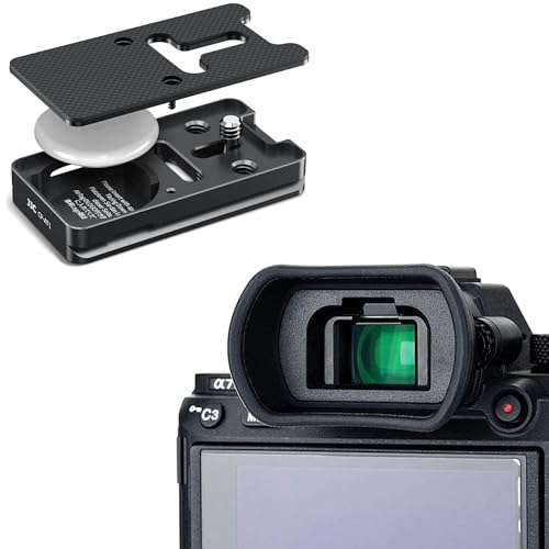 Camera Eyecup + Quick Release Plate for AirTag：Camera Eyecup with Quick Release Plate for AirTag