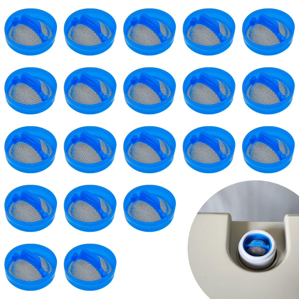 [Australia - AusPower] - 20 Pcs Washer Water Inlet Valve Filter Screen Steel Mesh Washing Machine Part Replacement Repair Kit for Automatic Washing Machine Accessories 
