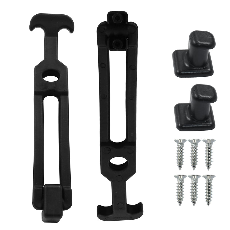 [Australia - AusPower] - 2 PCS 7.78" Rubber Flexible Draw Latch Cooler Latches Replacement T-Handle Hasp Hood Catch Vehicle Engine Hood, Tool Box, Golf Cart, Engineering Machine Hood, Farm Machinery 7.78" 